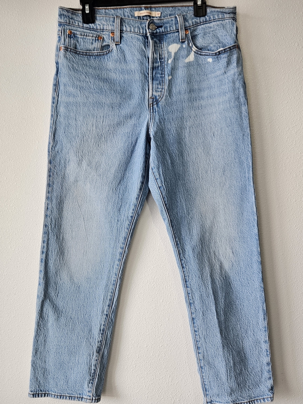 LEVI'S BIG E Wedgie Straight Light Wash Women's Jeans Size 32/28